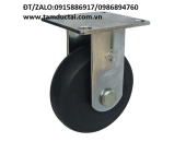 BÁNH XE CAO SU 125*50 CỐ ĐỊNH 