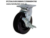 BÁNH XE PHENOLIC CHỊU NHIỆT 125*50 XOAY KHÓA
