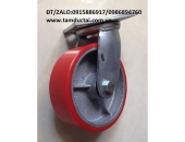 BÁNH XE PU GANG 130*50 XOAY