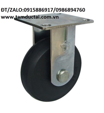 BÁNH XE CAO SU 100*50 CỐ ĐỊNH 
