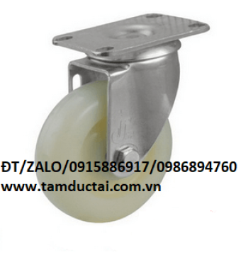 BÁNH XE PA 100*32 CÀNG INOX 304 XOAY