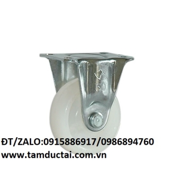 BÁNH XE PA 100*32 CÀNG INOX 304 CỐ ĐỊNH