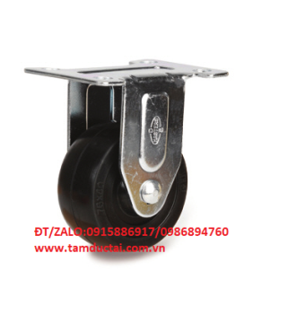 BÁNH XE PP ĐEN 65*40 CỐ ĐỊNH