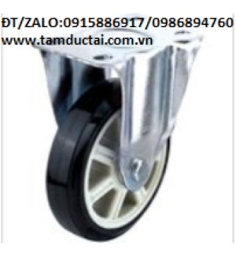 BÁNH XE PU 100*50 MÂM NAN CỐ ĐỊNH