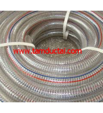 Ống nhựa trắng mềm & cứng có lõi kẽm