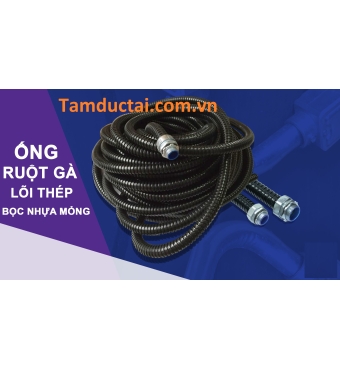 Ống ruột gà lõi thép bọc nhựa 