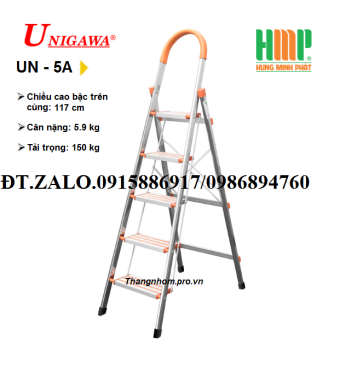 THANG NHÔM GHẾ 5 BẬC UNIGAWA UN-5A