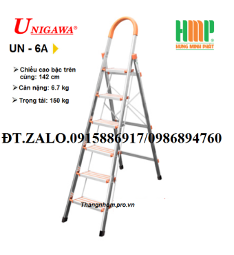 THANG NHÔM GHẾ 6 BẬC UNIGAWA UN-6A