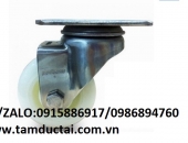BÁNH XE NYLON 150*50 CÀNG THÉP XOAY 
