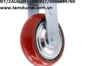 BÁNH XE PU GANG 200*50 CỐ ĐỊNH HÀN QUỐC