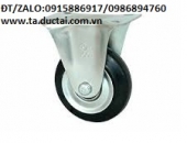 BÁNH XE CAO SU 125*50 CỐ ĐỊNH 