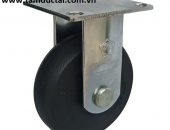 BÁNH XE CAO SU 125*50 CỐ ĐỊNH 