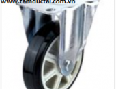 BÁNH XE PU 100*50 MÂM NAN CỐ ĐỊNH