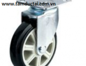 BÁNH XE PU 100*50 MÂM NAN XOAY