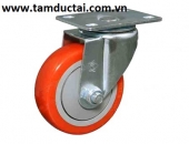 BÁNH XE PU LÕI NHỰA 130*50 XOAY