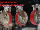 BÁNH XE PU NIỀNG GANG 