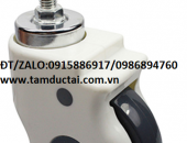 BÁNH XE Y TẾ 75*32 XOAY TY REN M12